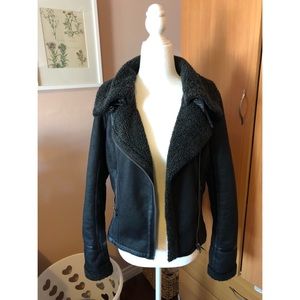 Topshop Sherpa lined jacket